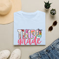 Third Grade Teacher T‑Shirt — Colorful Floral Back‑to‑School Tee