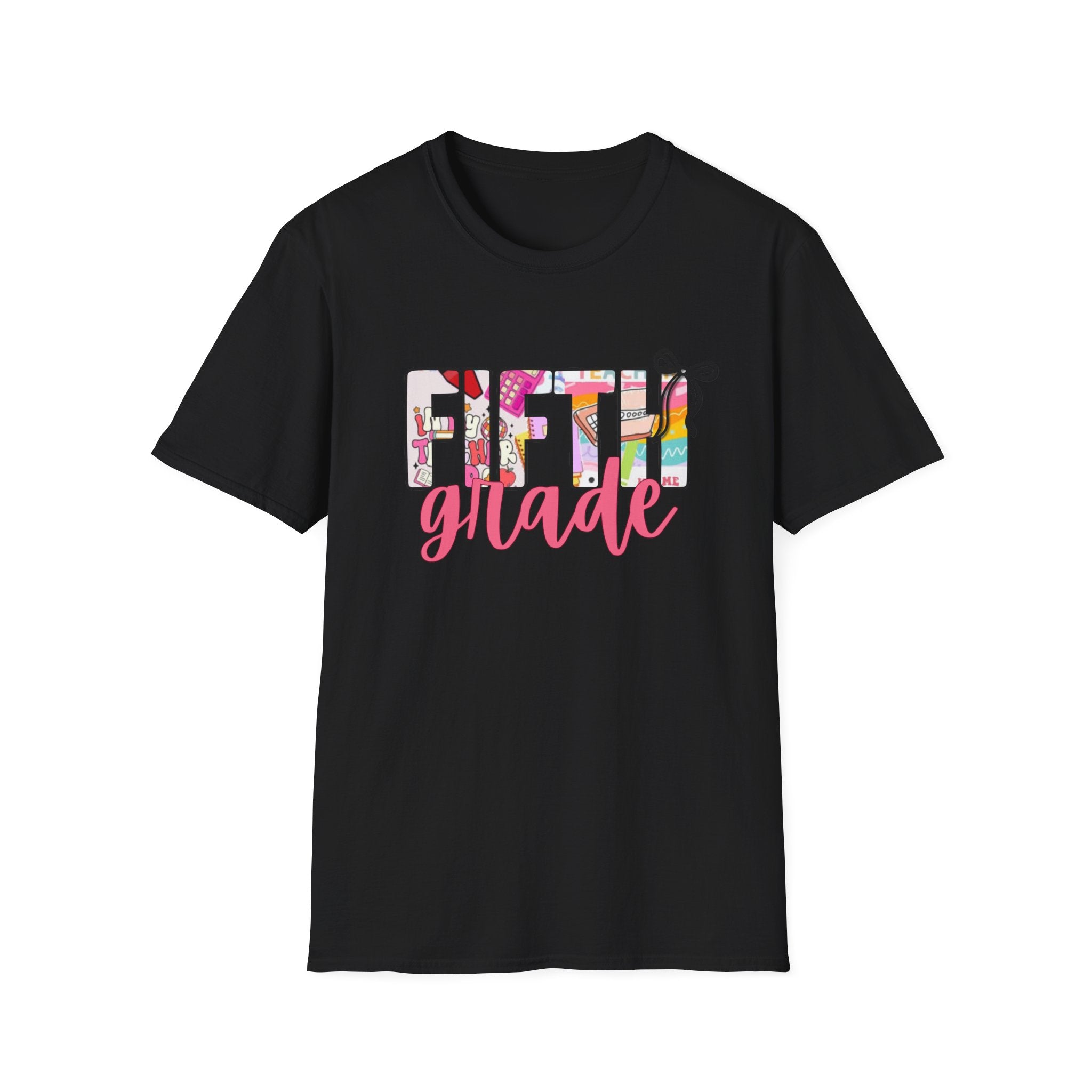 Fifth Grade T-Shirt — Colorful School Teacher & Student Back-to-School Tee
