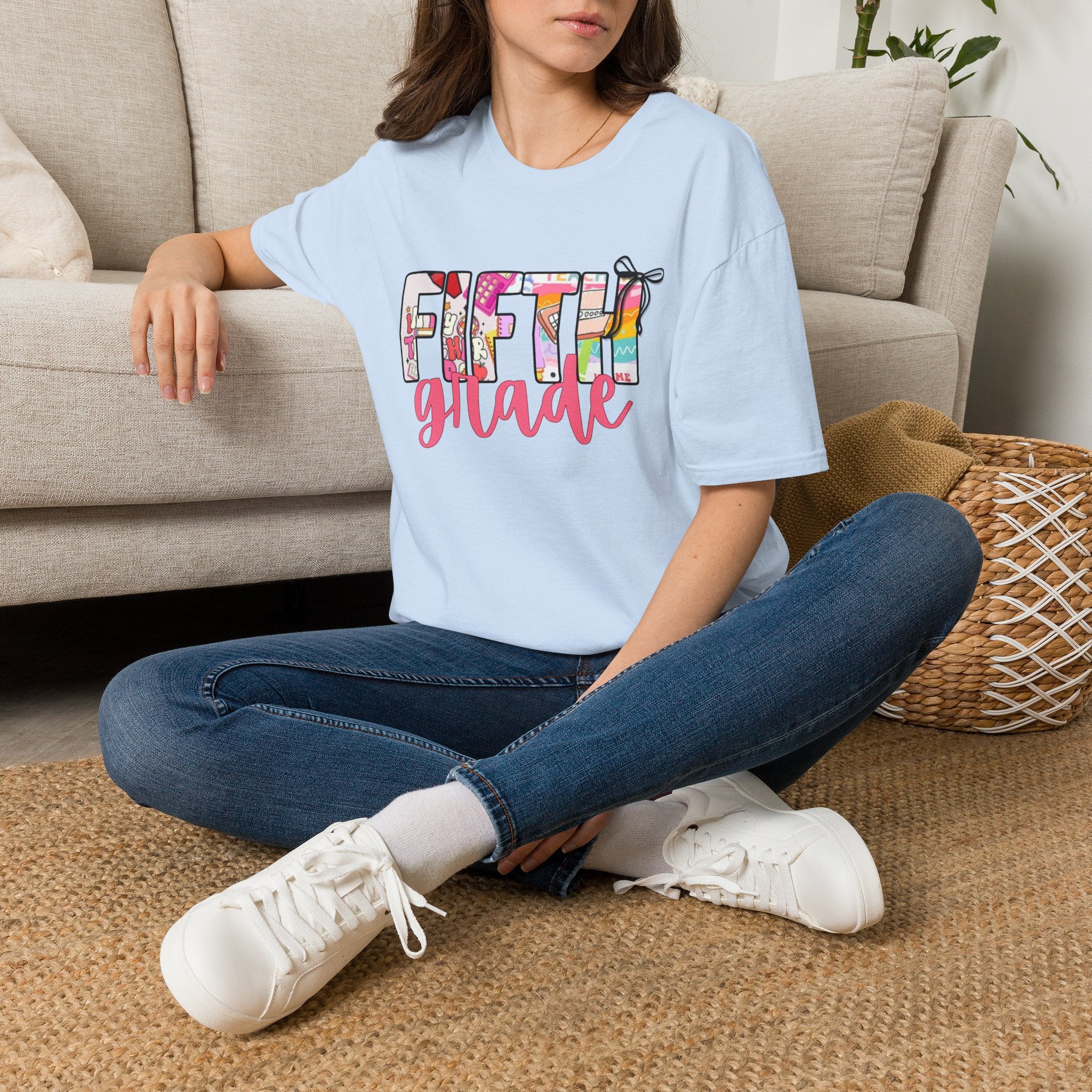 Fifth Grade T-Shirt — Colorful School Teacher & Student Back-to-School Tee