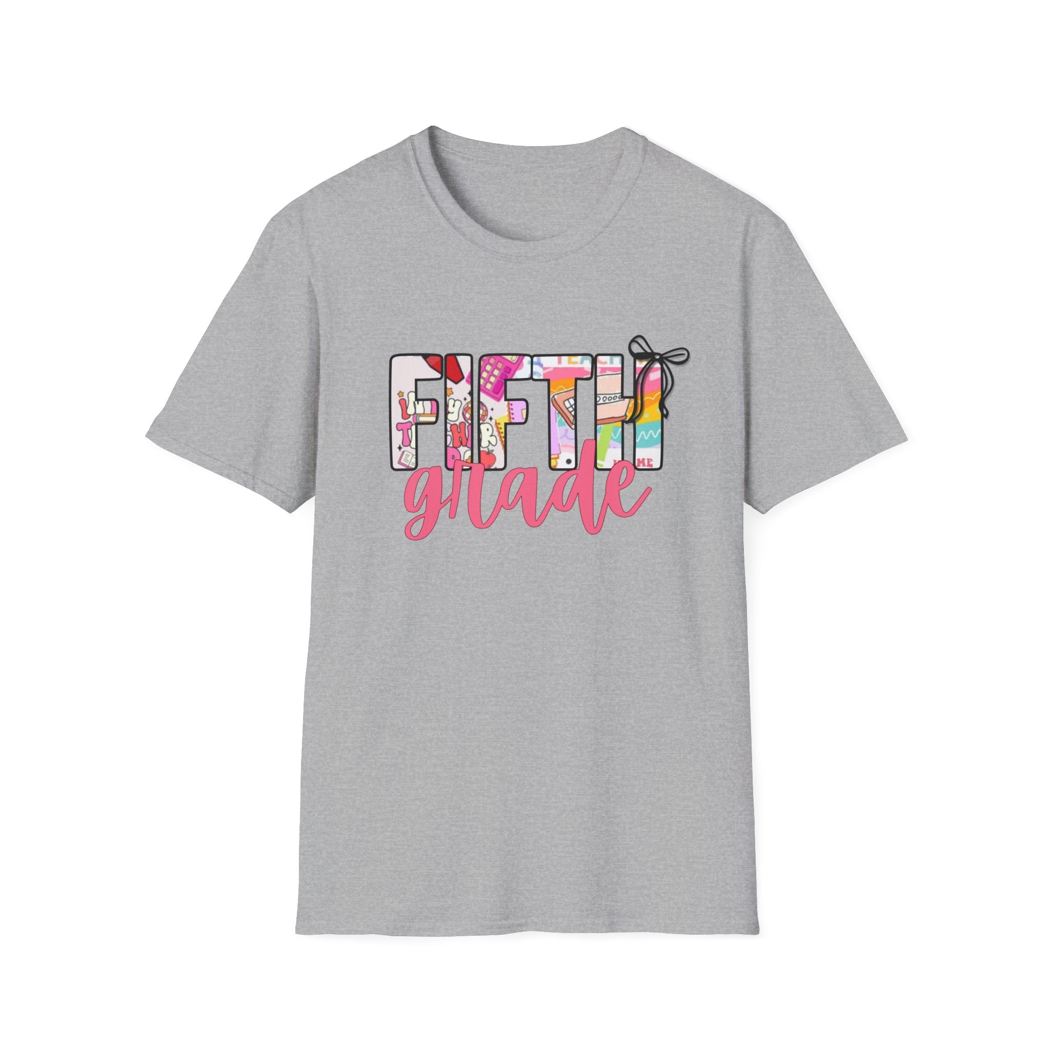 Fifth Grade T-Shirt — Colorful School Teacher & Student Back-to-School Tee