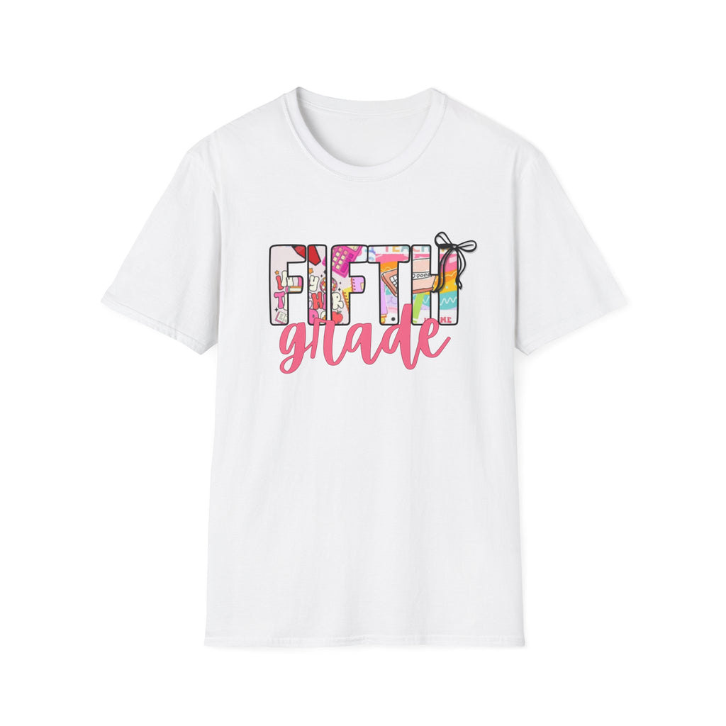 Fifth Grade T-Shirt — Colorful School Teacher & Student Back-to-School Tee