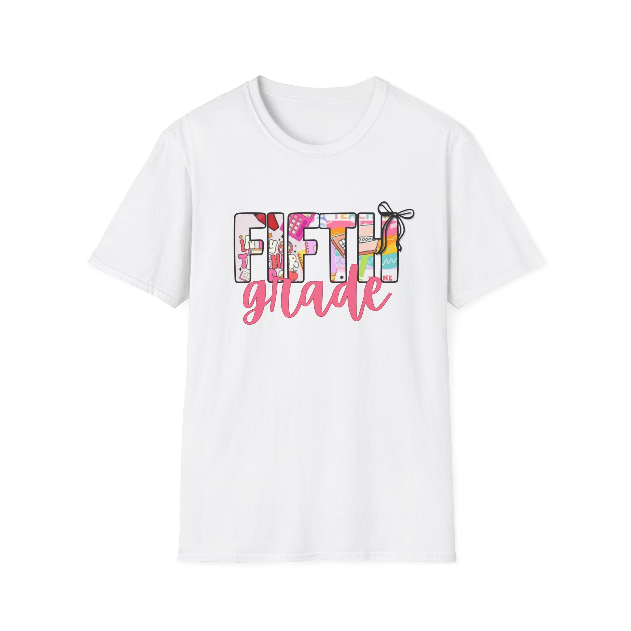 Fifth Grade T-Shirt — Colorful School Teacher & Student Back-to-School Tee