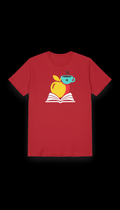 Teacher Fuel Apple Red Tee
