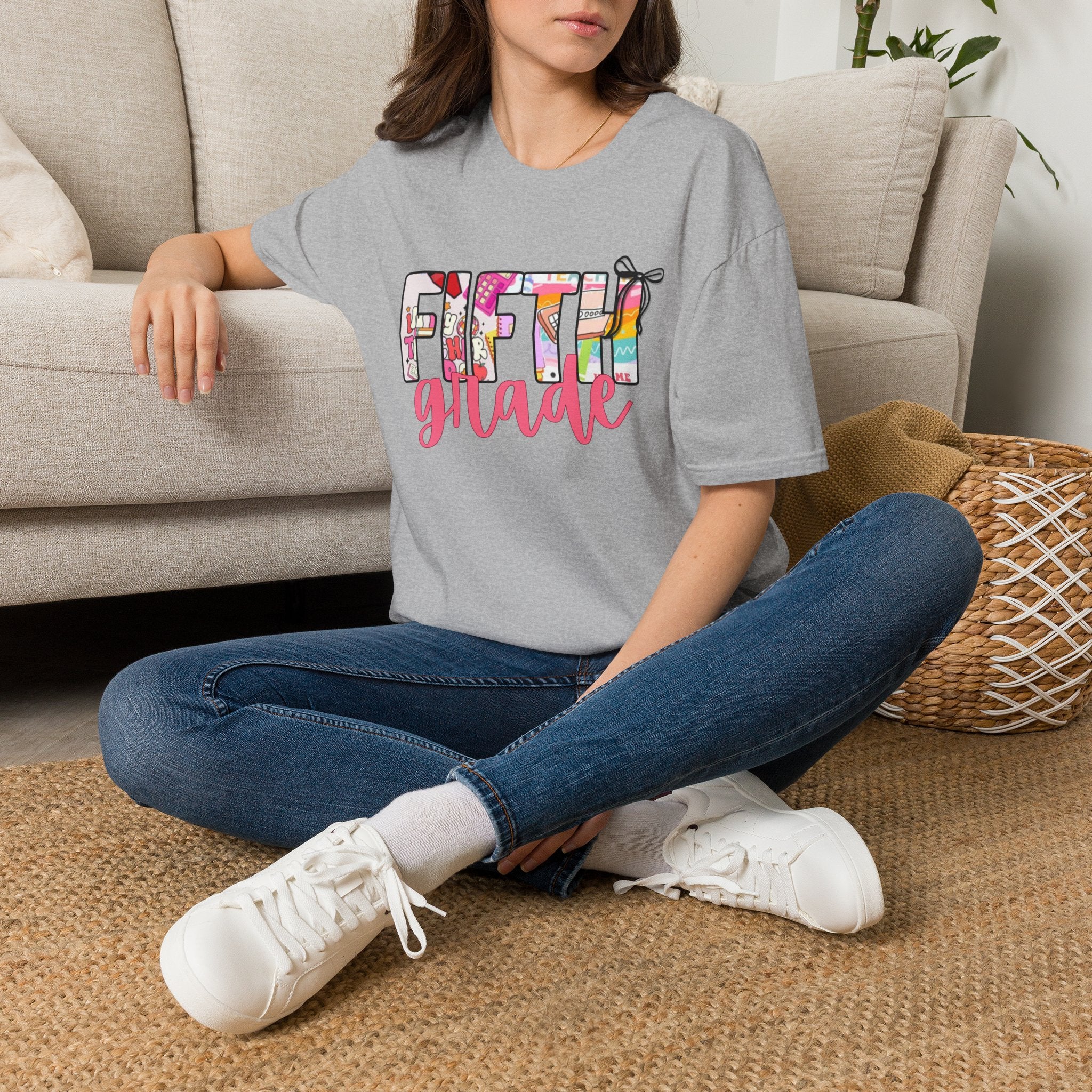 Fifth Grade T-Shirt — Colorful School Teacher & Student Back-to-School Tee